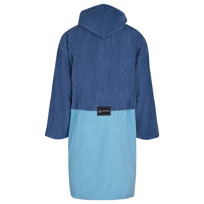 WAVE HAWAII - Poncho con zip Bleys WAVE HAWAII in spugna di cotone