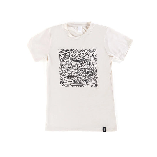 Men's Level Six Graffiti Tee