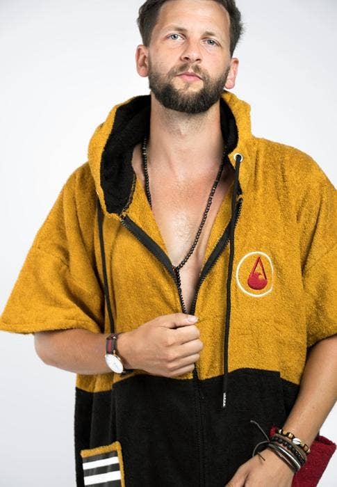 WAVE HAWAII - Poncho con zip WAVE HAWAII Polvere