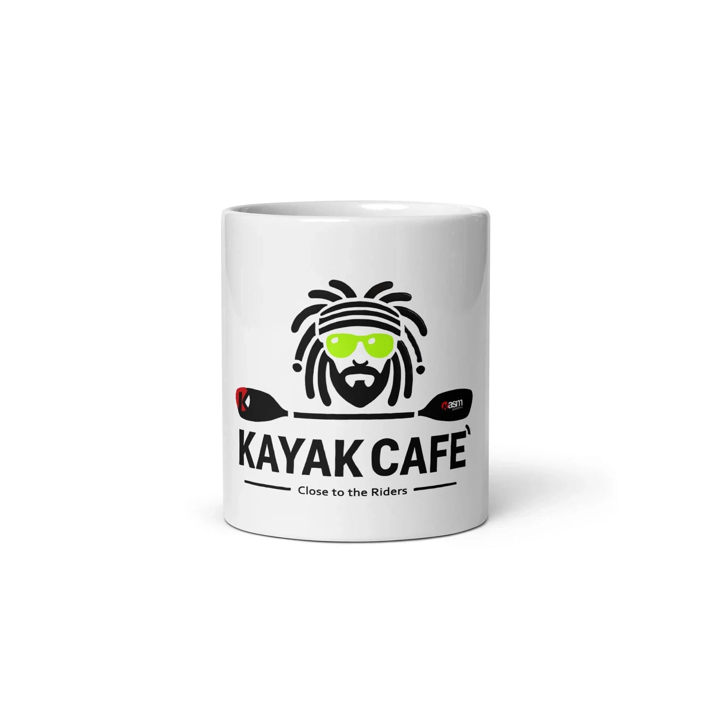 KASM KAYAK CAFE' White glossy mug