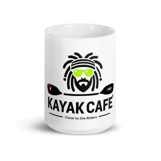 KASM KAYAK CAFE' White glossy mug