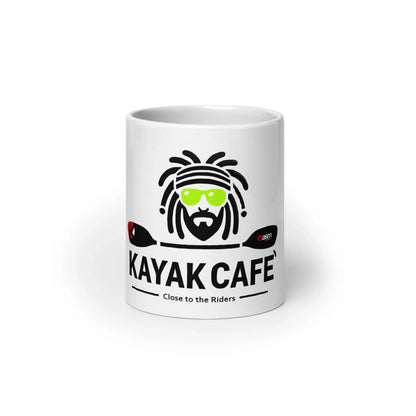 KASM KAYAK CAFE' White glossy mug